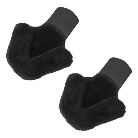 Ørevarmere Cykelhjelm, Øremuffer Vind, Passer Alle Hjelme, Sort