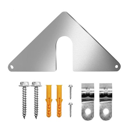 1 stk Vandhane monterings plade til indendørs og udendørs nye og gamle