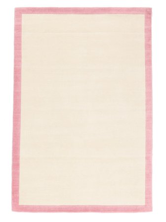 Handloom Pattern Teppich Handloom 160X230 Beige/Rot Indien