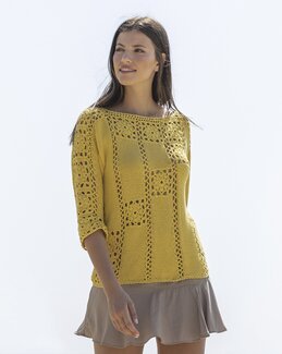 Strikkeopskrift Bluse - Katia