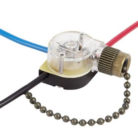 3-pak Loftventilator Lysswitch Ze-110 Ventilator Switch 3-trins Hastighed Ventilator Switch Loft Træk Kæde Switch R