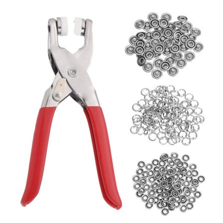 150 st Grommet Tool Kit Grommet Eyelet Plier Läderhål