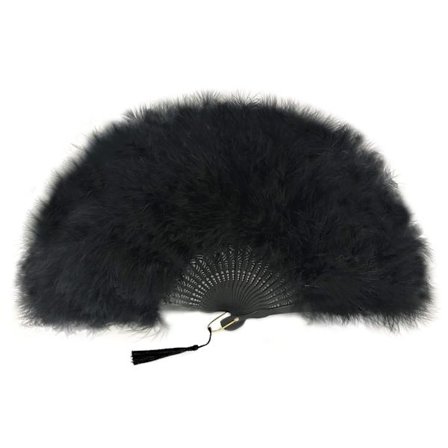 1920-talets kvinnliga handfläkt fällbar fjäderflapperfläkt Great Gatsby P