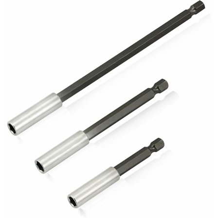 Magnetisk förlängningsstång för elektrisk borr 1/4 sexkants borr förlängningshållare längd 75/100/150mm