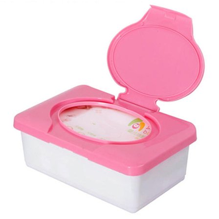 80 Wipe Wet Tissue Box Enkelt att använda Återanvändbart case för förvaring av vävnad