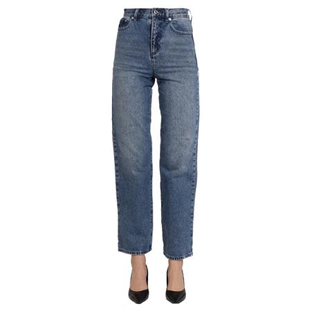 Michael Kors, Straight Jeans Blauw, Dames, Maat:XS