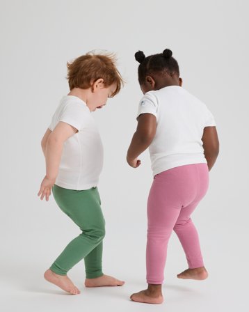 Polarn O. Pyret - PLAY leggings - 98 - Childrenswear - pink