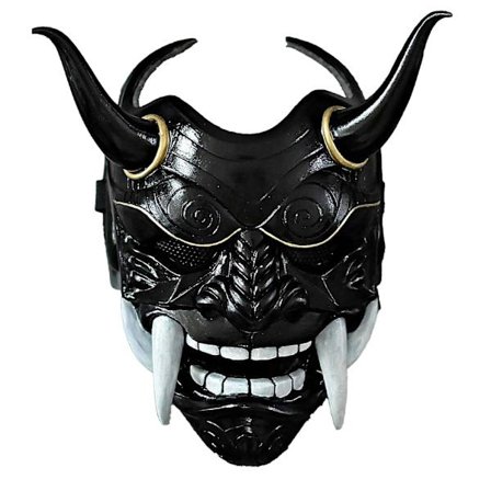 Halloween Mask Hanya Devil Oni Warrior Noh Kabuki Prajna