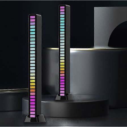 RGB-ljus för stämning, bil, sovrum, present, plattform, LED, skrivbord, röststyrning, musikrytmljus