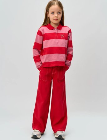 The New Tnrosita Wide Pants - Red - 146/152