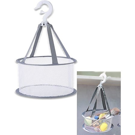 Foldbar Mini Hængende Tørrebasket, Skønhedssvamp Blender Pudder Puff Makeup Pensel Holder Tørrestativ, Badeværelsesorganisator Opbevaring Til Makeup 