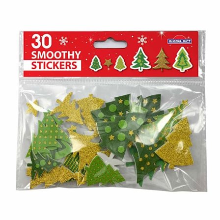 EVA skum klistermärken - julgranar