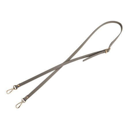 120 cm læderrem håndtaske bælter LYSGRÅ