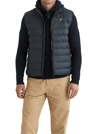 Morris Vest Norfolk Liner Västar Herr Blå M