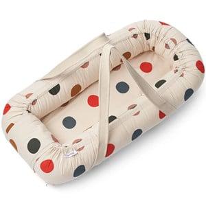 Liewood Gro Dotted Baby Nest Sea Shell Mix One Size - Bedding - One size - Cream