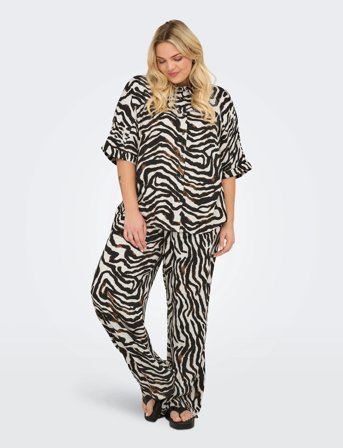 ONLY Carmakoma Carberte Life 2/4 Shirt Aop - Multi/patterned - 48