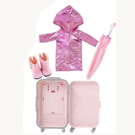 4st Doll Travel Bagage Set Miniatyr Trunk 1 1