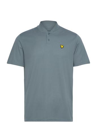 Bomber Collared Polo Shirt Blue Lyle & Scott Sport