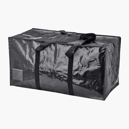 Biltema - Oppbevaringsveske 128 Liter - Resirkulert PP-Plast Veske for Klesvask, Løv, eller Biltur - Mål: (L) 80 x (B) 40 x (H) 40 cm