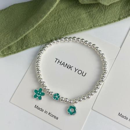 Armbånd Farverigt S925 Sølv Modesmykker Ac5019 Blue