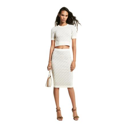 Michael Kors Midi Skirts Hvid, Dame