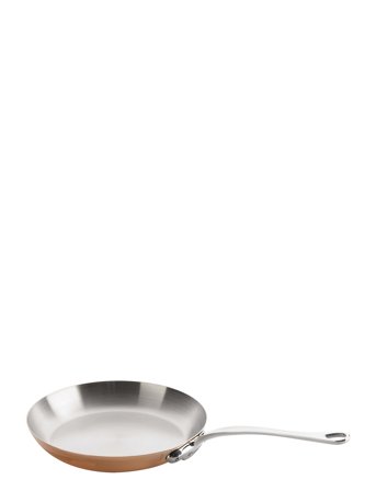 Mauviel Stegepande M'150S 30 Cm Kobber/Stål - Silver - Ø 30 cm