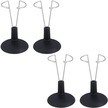 4 Mustaa Nukkea Telineitä 15cm Nuken Puku Mallin Telineet Hahmo Tyttö Nuken