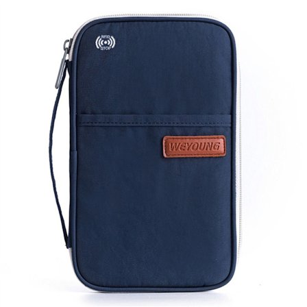 RFID Skinn Passport Bag Passport Holder NAVY