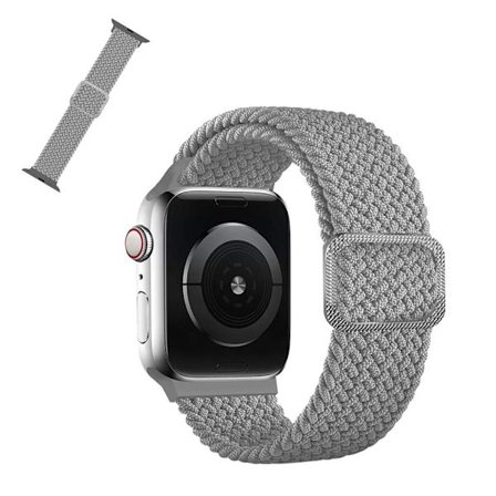 Apple Watch 40 mm klockarmband med nylonmönster - Beige
