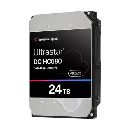 WD Ultrastar DC HC580 24TB 7200rpm 512MB SATA 6Gb/s 3.5" harddisk