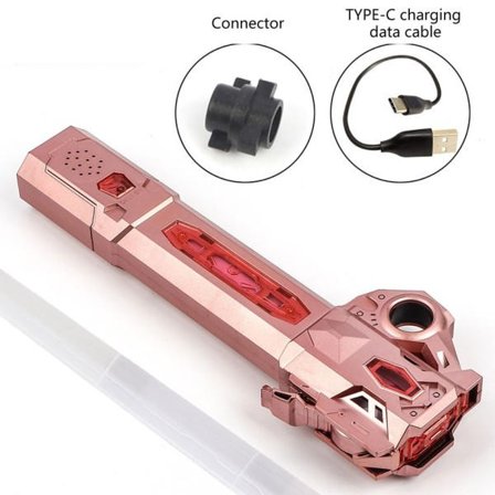 RGB laser svärd infällbar blixt ljussabel leksaker hand spinnare