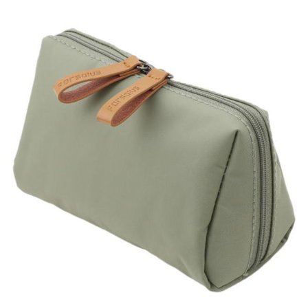 Lagringsveske for sminke, liten, grønn, for kvinner og jenter