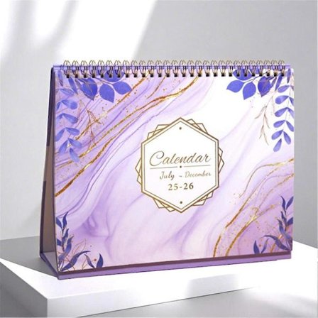 Skrivebordskalender 2025-2026 Kalenderen løper fra juli 2025 til desember 2026