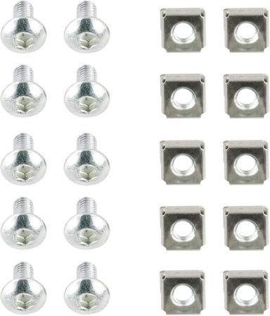 TOTEN Skruer og muttere til rack - sink