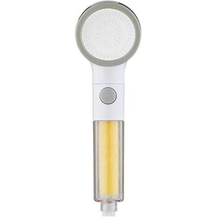 Trykforøgende brusehoved med C-vitamin aroma og ioniske filterkugler KQE