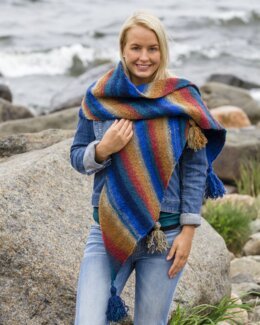 Strikkeoppskrift Sjal - Järbo