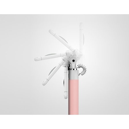 USAMS Lightning Mirror Selfiestick wire control - Svart