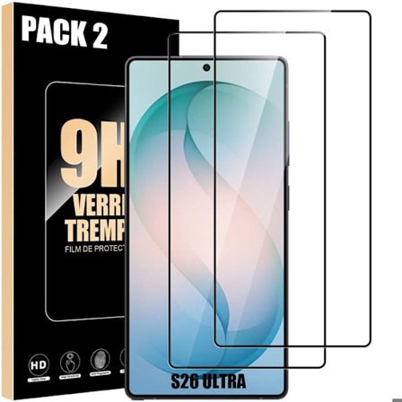 2 Helhærdet Glas - BOOLING - til Samsung Galaxy S26 Ultra - 9H Ridseresistent