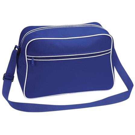 Bagbase Retro justerbar skuldertaske (18 liter) Brig - Perfet Bright Royal/White One Size