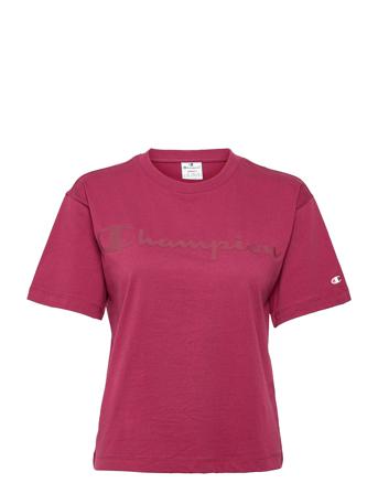 Crewneck T-Shirt Pink Champion