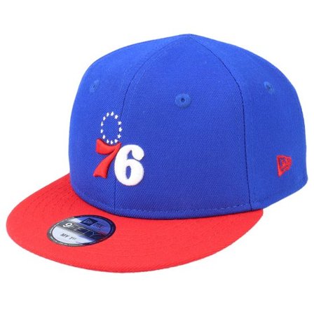 New Era - NBA Blå snapback Keps - Kids Philadelphia 76ers My 1St 9FIFTY Royal/Red Strapback @ Hatstore