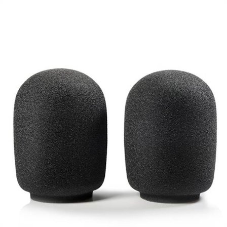 Mikrofonöverdrag 2-pack, Svart