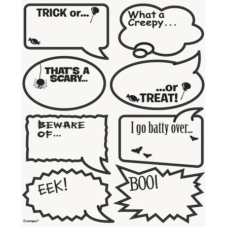 Glass markører snakkebobler 16-pack