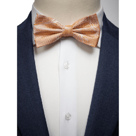 John Henric Bow Tie Paisley Kostymtillbehör Herr Orange ONESIZE