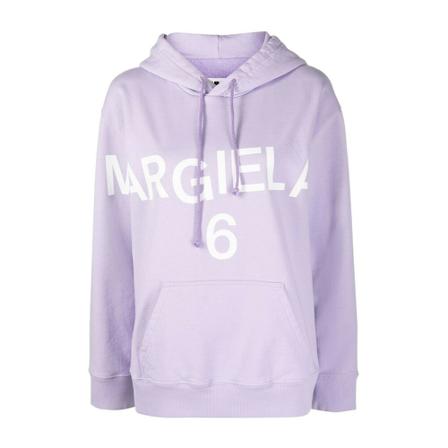 Mm6 Maison Margiela - Hoodies - Lila - Dam - Storlek: S, Dam, Storlek: S