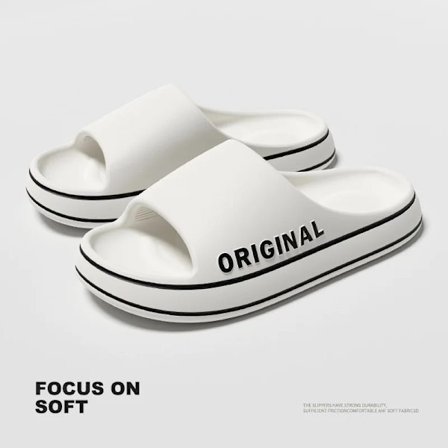 Sommer Tøfler Sko Kvinner For Kvinner Menn Ensfarget Dame Bokstav Menn Tykk Såle Innendørs Bad Anti Tøfler Sklisikker Innendørs Hjem A7 38-39