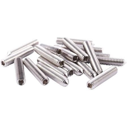 M6 Rustfritt Stål Senket Hodeskrue Sekskant Sokkel Klemmeskrue M6X30Mm 20PCS