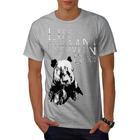 Life Is Damn Good Funy Men T-shirt