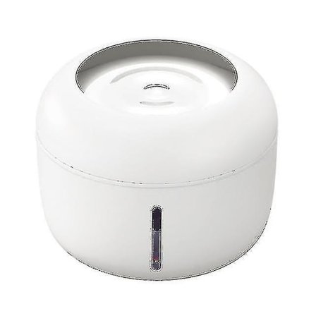 2,5L Husdjursfontän för Katt Automatisk Fontän Vatten Dricksbehållare Hundar Katter Vatten (Vit)