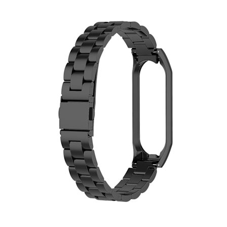 Rem Metall Rostfritt Stål För Mi Band 6 Xiaomi Mi Band 7 6 5 Rem kompatibelt Armband Armband Mi Band 5 4 3 Tillbehör
